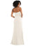 Strapless Tuxedo Maxi Dress with Front Slit - 6841