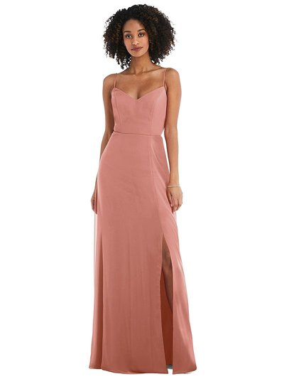 After Six Tie-Back Cutout Maxi Dress With Front Slit - 1548 product