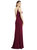 V-Back Spaghetti Strap Maxi Dress with Pockets - 6824