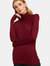 Chels Rib Knit Turtleneck Sweater