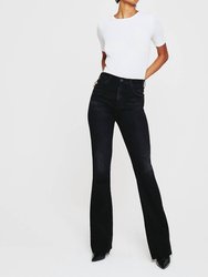 Alexxis High Rise Boot Jeans In Black - Black