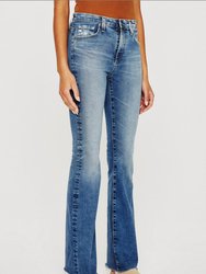 Denim Farrah Boot Jeans In Medium Indigo Wash - Medium Indigo Wash