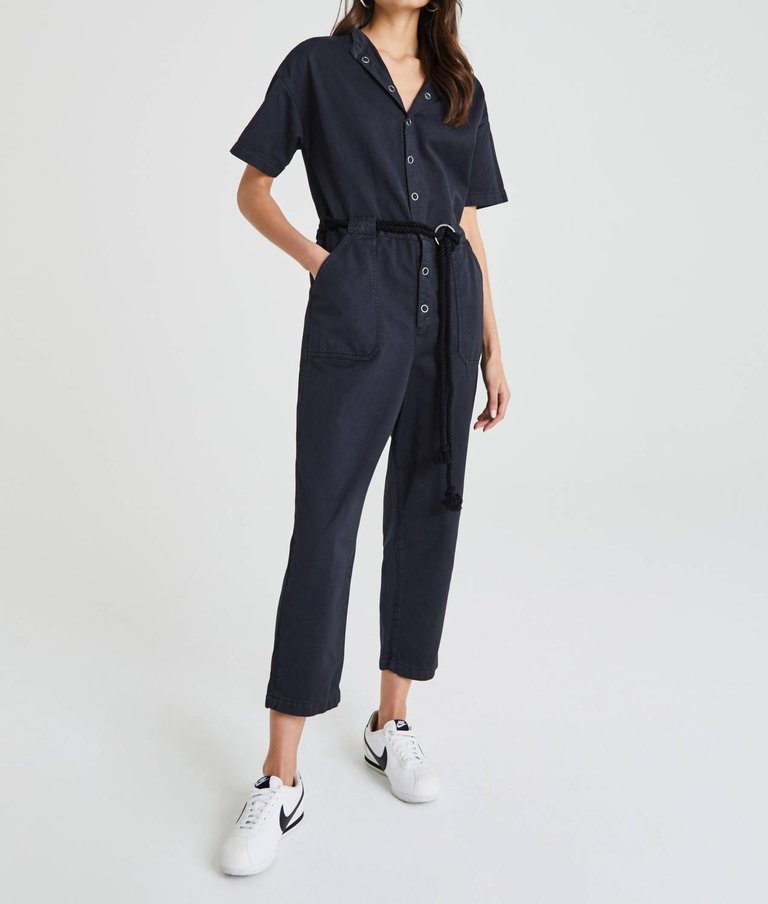 Emery Jumpsuit - Sulfur Black