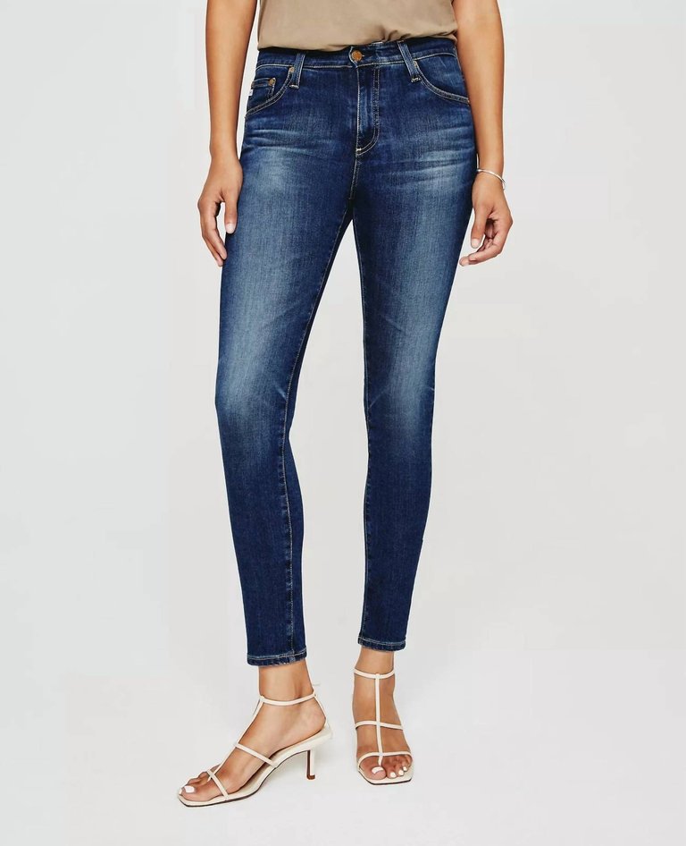 Farrah Skinny Ankle Jean - 7 Years Clover