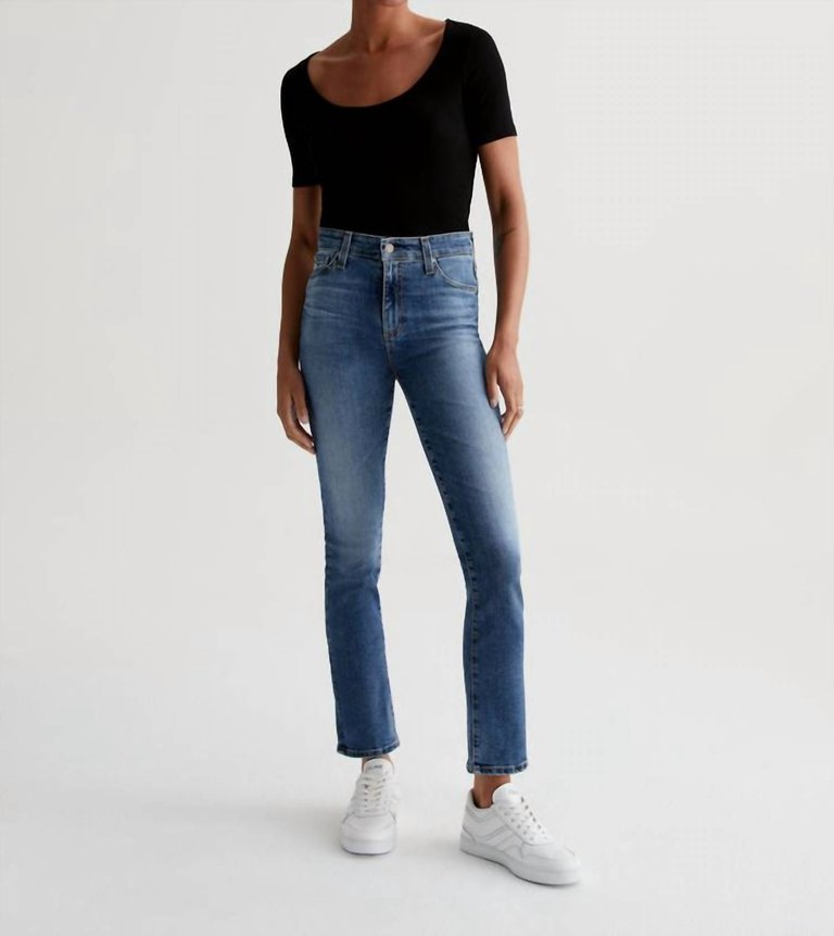Mari High Rise Slim Straight Jeans - 15 Years Shoreline