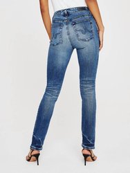 Mari High Rise Straight Jeans In Broadway