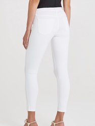 Prima Crop Jeans In White
