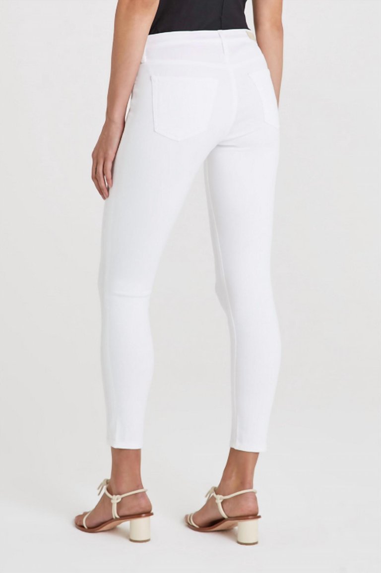 Prima Crop Jeans In White