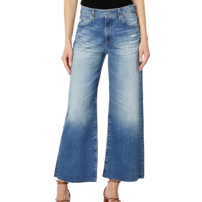 Saige Wide Leg Cropped Jeans In 17 Years Wilshire - 17 Years Wilshire