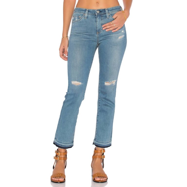 Women Jodi Cropped Denim Jeans - 18 Years Sunbeam Flair