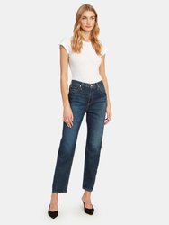 Phoebe High Rise Extended Straight Leg Jeans