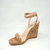 Women's Cork Wedge Sandal In Natural