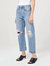 90's Crop Mid Rise Loose Fit Jean