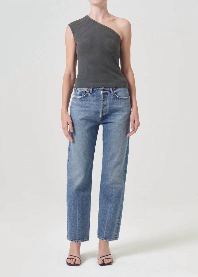 90S High Rise Straight Jeans In Hooked - Hooked