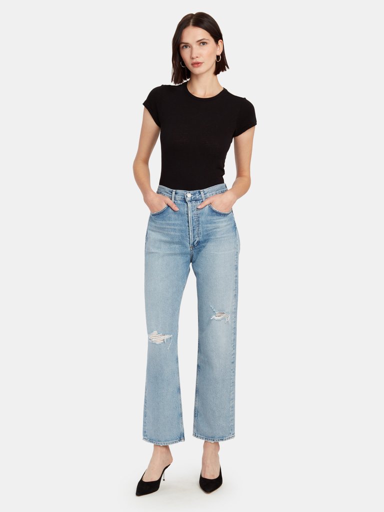 90's Mid Rise Loose Fit Jeans