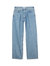 Baggy Tab High Rise Full Length Straight Jeans