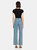 Baggy Tab High Rise Full Length Straight Jeans