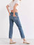 Cigarette Mid-Rise Straight Leg Jean