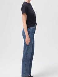 Criss Cross Straight Jeans In Organic Range