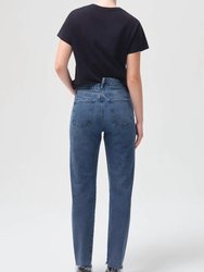 Criss Cross Straight Jeans In Organic Range