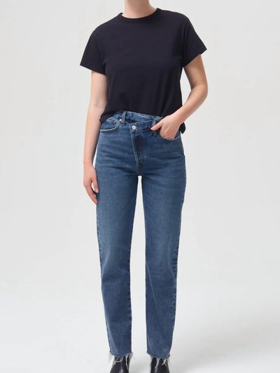 AGOLDE Criss Cross Straight Jeans In Organic Range product