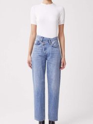 Criss Cross Upsized Jeans - Eternal