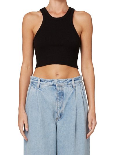 AGOLDE Cropped Bailey Tank Black product
