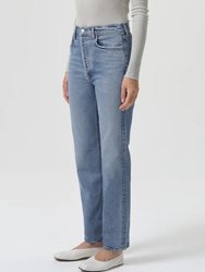 High Rise Stovepipe Jeans