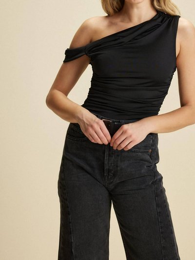 AGOLDE Hilma Twist Sleeve Bodysuit - Black product