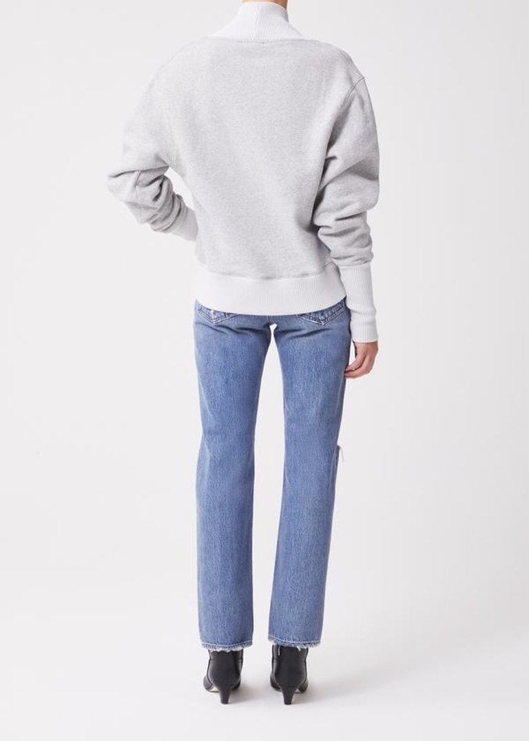 Klara Extended V Neck Sweatshirt