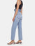 Lettuce Waistband High Rise Full Length Straight Jeans