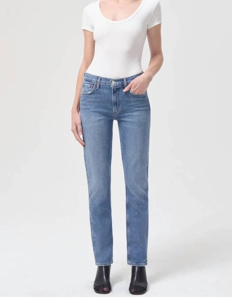 Lyle Jean Low Rise Slim Jeans In Hour - Hour