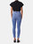 Pinch Waist High Rise Ankle Cut Skinny Jeans