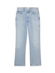 Pinch Waist High Rise Kick Flare Slim-Straight Jeans