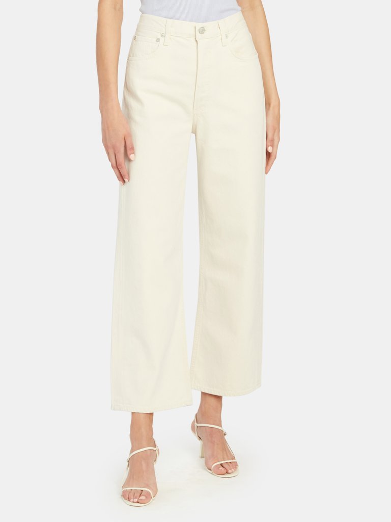 Ren High Rise Cropped Wide Leg Jeans