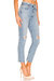 Riley High Rise Straight Crop Jean In Blitz (Med Indigo)