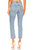 Riley High Rise Straight Crop Jean In Blitz (Med Indigo)