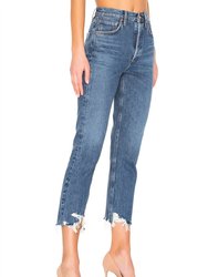 Riley High Rise Straight Crop Jean