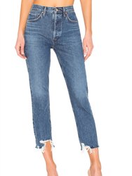 Riley High Rise Straight Crop Jean - Veto