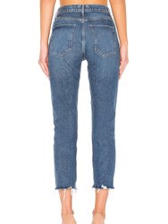 Riley High Rise Straight Crop Jean