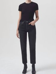 Riley High Rise Straight Crop Jean - Panoramic