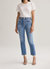 Riley High Rise Straight Crop Jeans