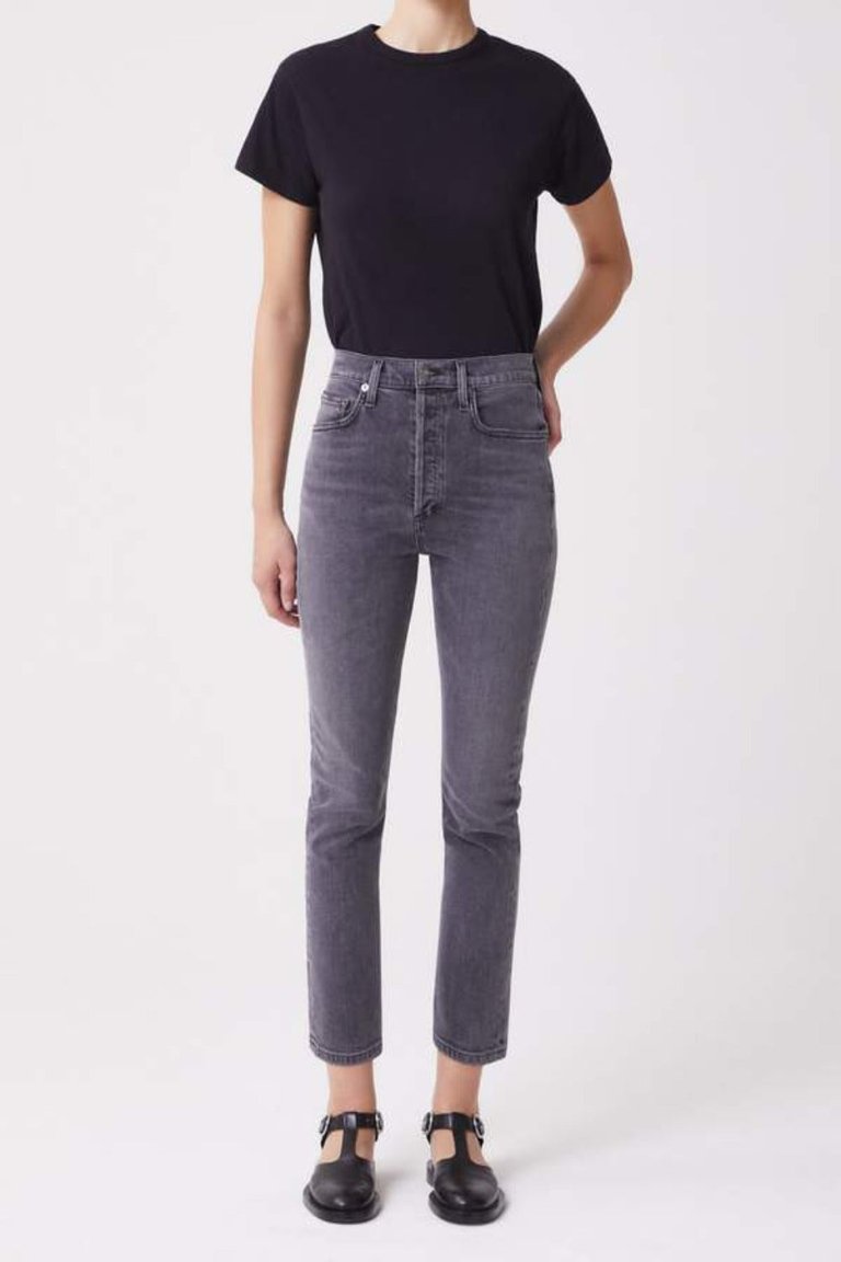 Riley High Rise Straight Crop Jeans - Sector