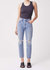 Riley High Rise Straight Crop Jeans