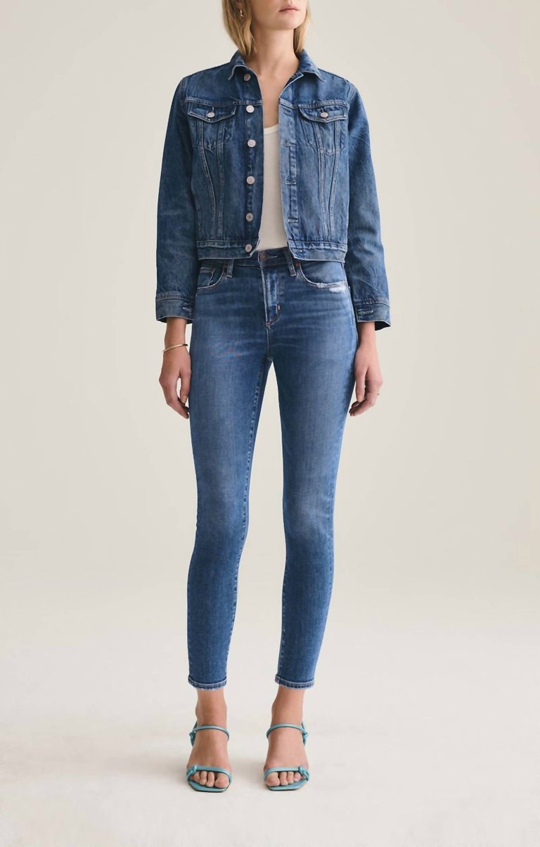 Sophie Mid Rise Ankle Jean - Tame