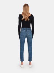 Toni Mid Rise Ankle Cut Straight Fit Jeans