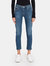 Toni Mid Rise Ankle Cut Straight Fit Jeans