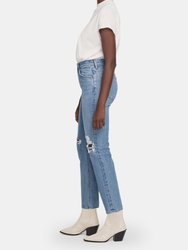 Wilder High Rise Ankle Cut Straight Fit Jean