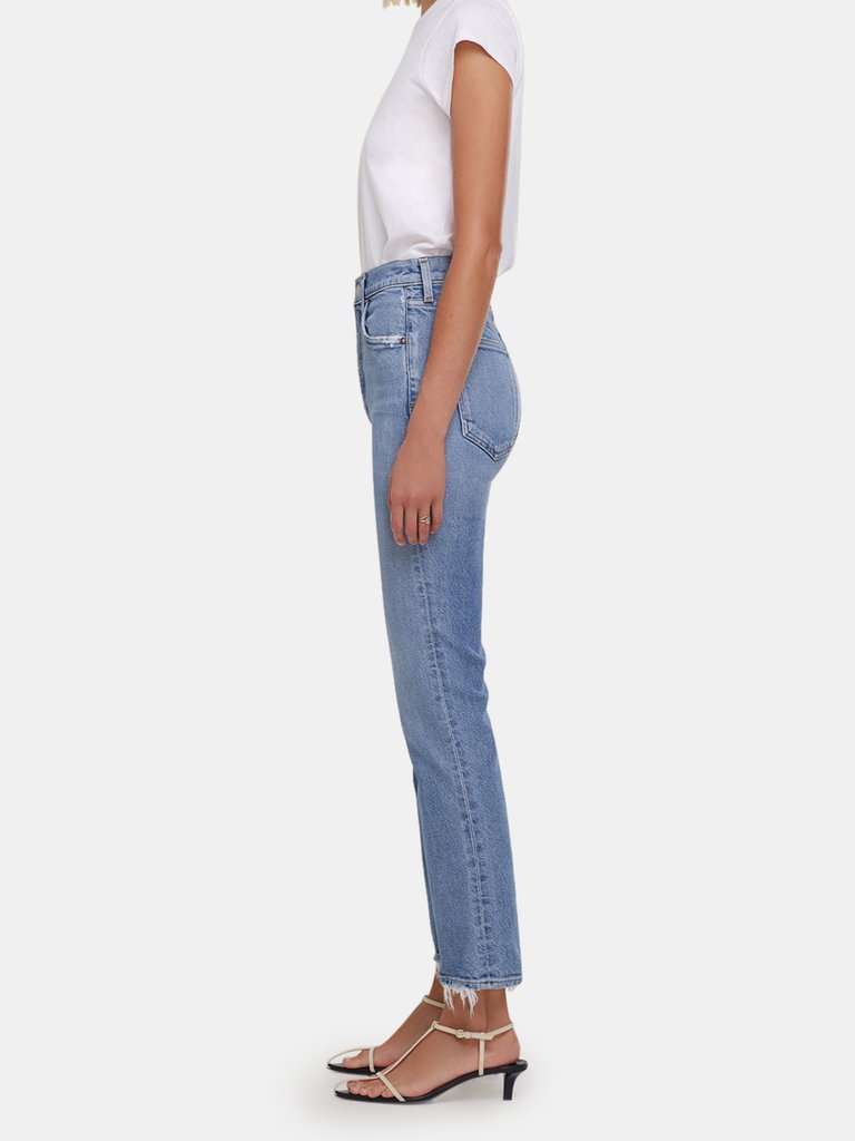 Wilder Mid-Rise Ankle Straight Fit Jeans