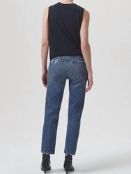 Women's Kye Straight Crop Jeans In Notion